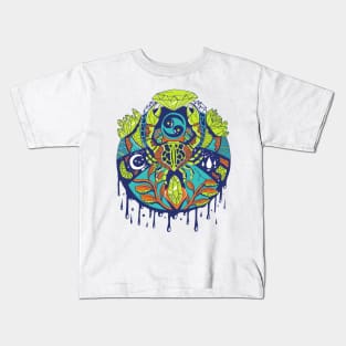 Tetradic Mystic Cancer Kids T-Shirt